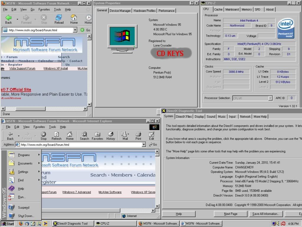 windows95 98 2000 me用 The Windows 98 Experience - YouTube